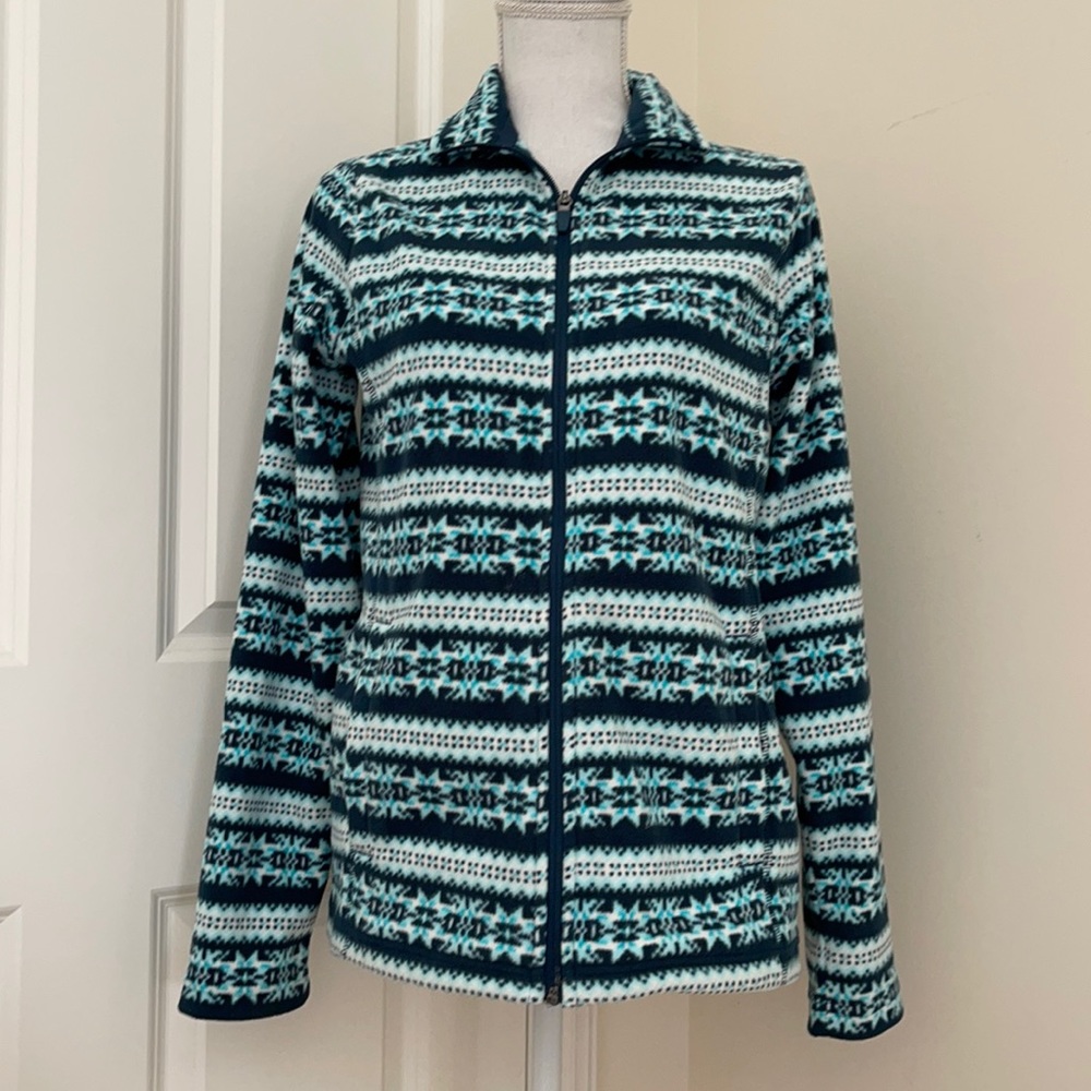 Lands End fleece jacket Small GREAT condition